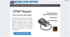 Desktop Screenshot of cpap-repair.com